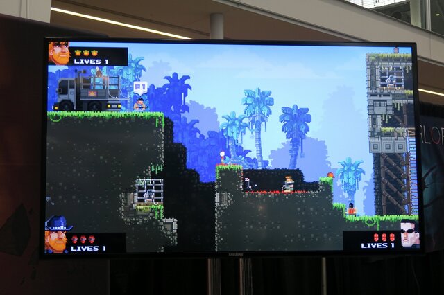 【PAX East 2015】敵を地形ごと吹き飛ばして星条旗を立てよ！爽快・銃ぶっ放しアクション『Broforce』が超楽しい