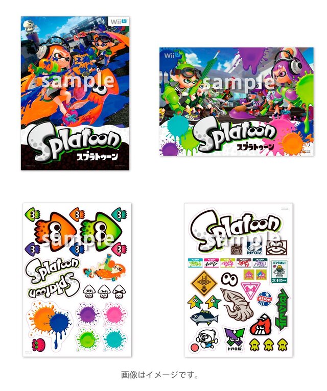 イカを貼りまくれ スプラトゥーン Amazon限定特典 イカすステッカー 画像公開 インサイド