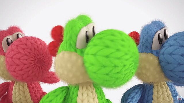 毛糸のヨッシーがマリオやリンク柄に ヨッシー ウールワールド 欧州版amiibo紹介動画が公開 1枚目の写真 画像 インサイド