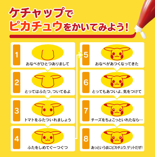 カゴメの ピカチュウ トマトケチャップ専用キャップ が可愛い ピカチュウオムライス の作り方も公開 インサイド