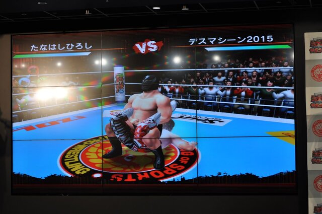 【レポート】新日の新作ゲーム『プロレスやろうぜ！』を棚橋選手が逸材チェック