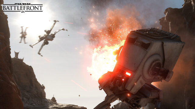 【E3 2015】『スター・ウォーズ バトルフロント』20対20の大迫力バトルを体験