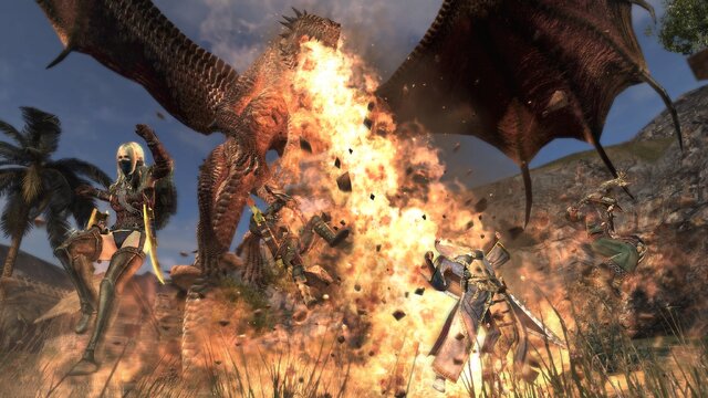 『ドラゴンズドグマ オンライン』灼熱の翼竜「ドレイク」や森の王「グランエント」が公開