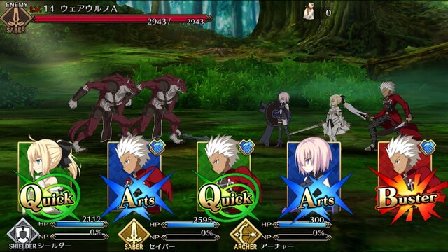 『Fate/Grand Order』ゲームシステム「コマンドオーダーバトル」情報公開、宝具は全キャラが所持