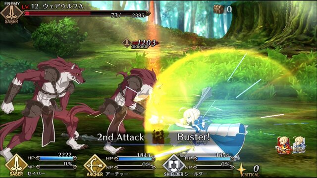 『Fate/Grand Order』ゲームシステム「コマンドオーダーバトル」情報公開、宝具は全キャラが所持