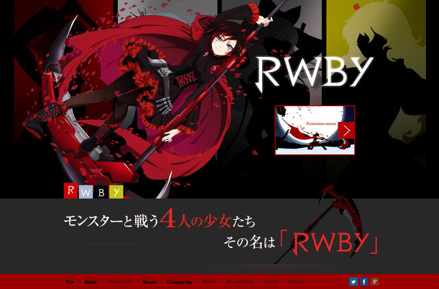 RWBY公式サイトより