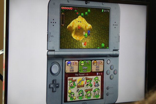 【PAX Prime 2015】協力でダンジョンを攻略、ボスを撃破！3DS『ゼルダの伝説 トライフォース3銃士』を体験