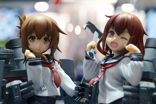 【TGS2015】メーカーの枠を超えて揃えられた「艦これ」フィギュアが集結！「AGP 武蔵」や「キューズQ 榛名」の姿も