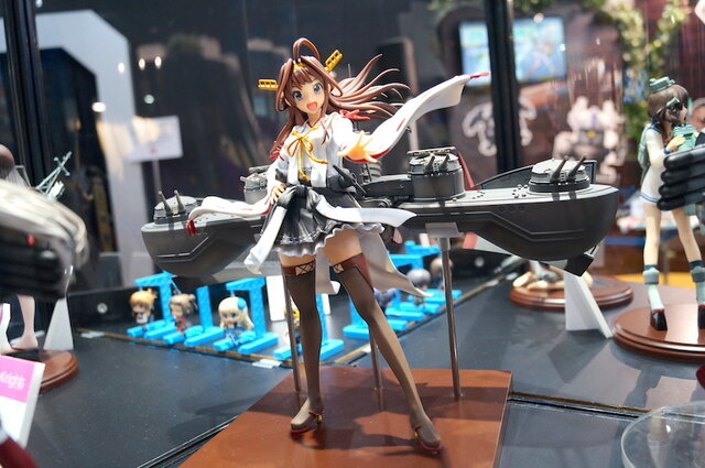 【TGS2015】メーカーの枠を超えて揃えられた「艦これ」フィギュアが集結！「AGP 武蔵」や「キューズQ 榛名」の姿も