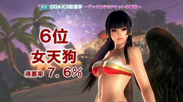 【TGS2015】『DOA Xtreme 3』参戦キャラ確定！総選挙はマリーが1位で、8位紅葉、9位エレナという結果に