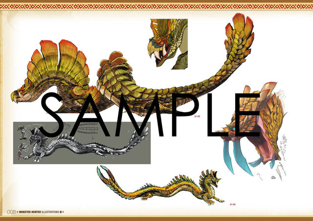 書籍「モンハン イラストレーションズIII」発売開始、『MH4』『MH4G