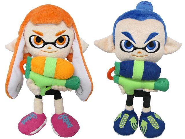 スプラトゥーン のガール ボーイ シオカラーズがぬいぐるみに 12月中旬発売予定 インサイド