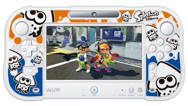 「シリコンカバーコレクション for Wii U GamePadスプラトゥーン Type-A」