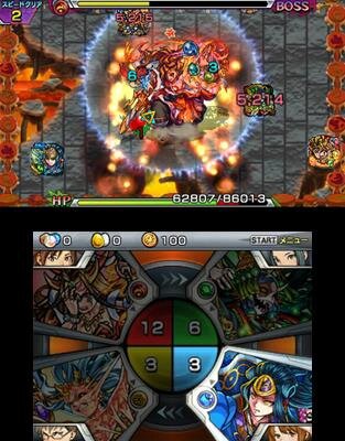 2画面のモンストってどんな感じ？3DS『モンスターストライク』オリジナルモンスターやバトル画面が公開