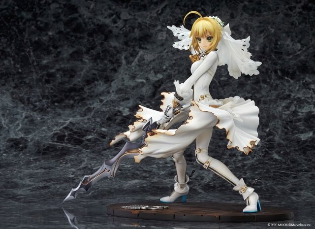 『Fate/EXTRA CCC』“拘束の花嫁衣裳”の「セイバー・ブライド」がフィギュア化！予約受付開始