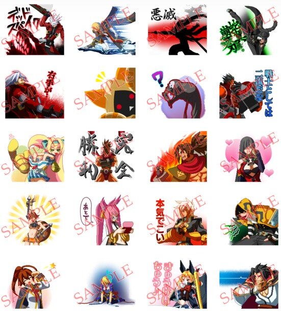 ゲーム内ドットを使用した ブレイブルー Lineスタンプ第3弾の配信開始 インサイド