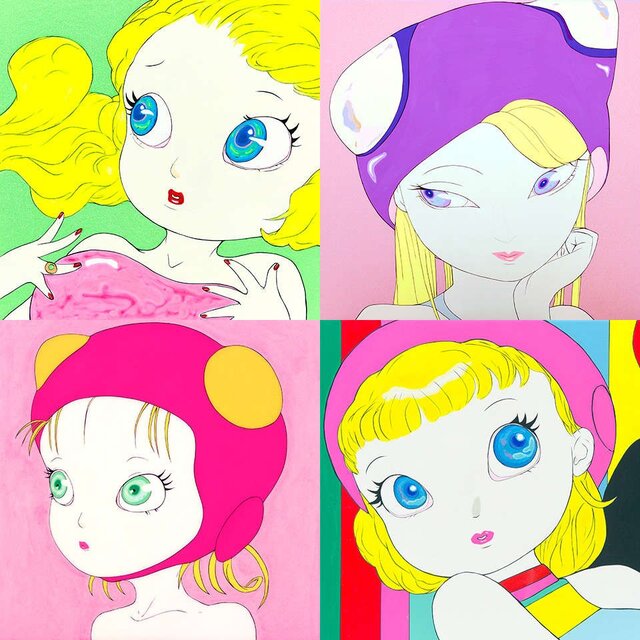 天野喜孝「CANDY GIRL」限定グッズ販売や原画展が三越銀座店で開催