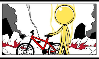 一体何が始まるんだ…チャリで超獣を倒し、世界を救う人力ゲーム『超チャリ走』が“チャリ走”の概念を超えてる