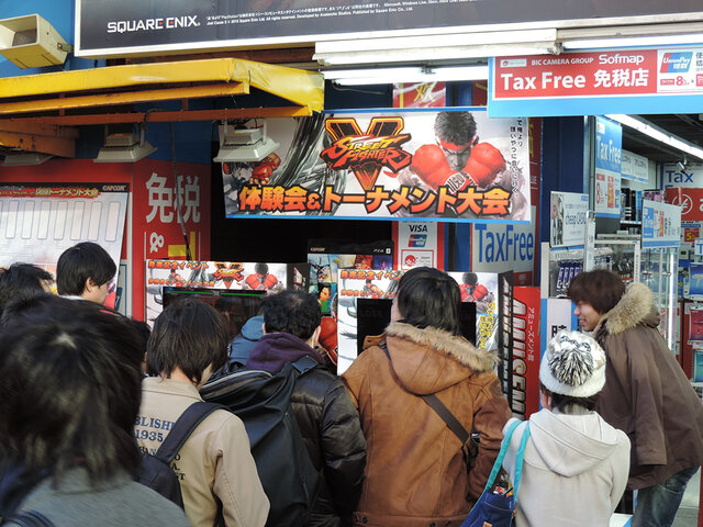 【レポート】異国からの刺客、現る！『ストリートファイターV』発売記念、店頭体験＆トーナメント開催