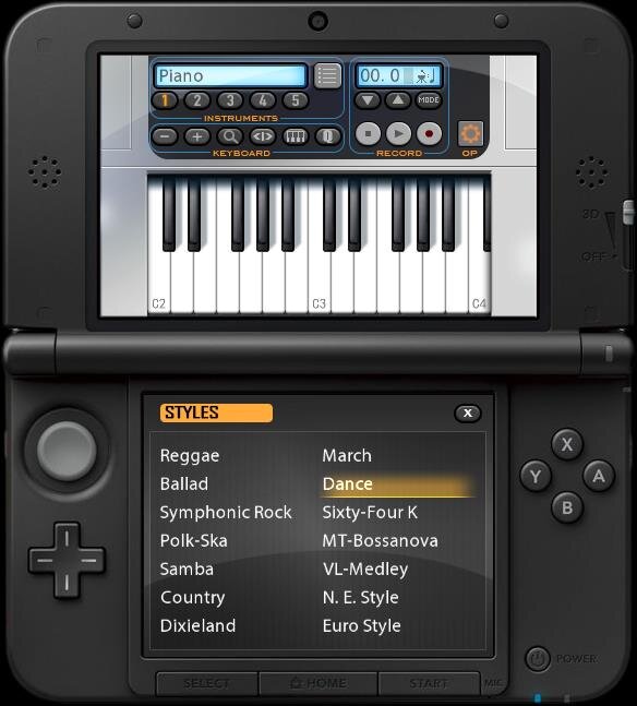 3ds向け作曲ソフト Musicverse バーチャル キーボード 3月2日配信 曲はqrコードとして生成 Miiverseで共有することも 4枚目の写真 画像 インサイド