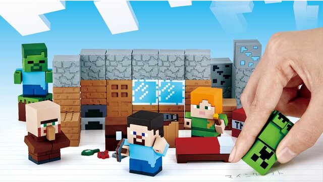 マインクラフト 消しゴム シリーズ第1弾が5月下旬より登場 クリーパーやあのブロックも マイケシ に インサイド