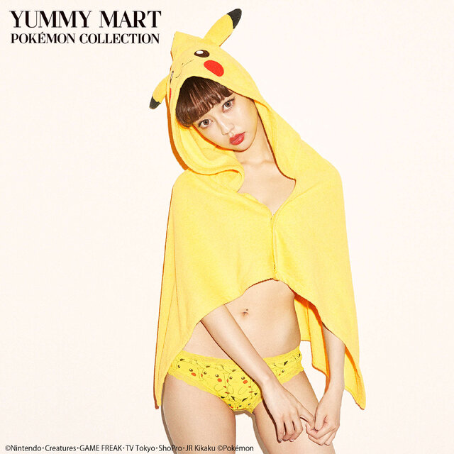 ピカチュウがランジェリーになって登場!「ピカチュウぬいぐるみブラ」もお披露目