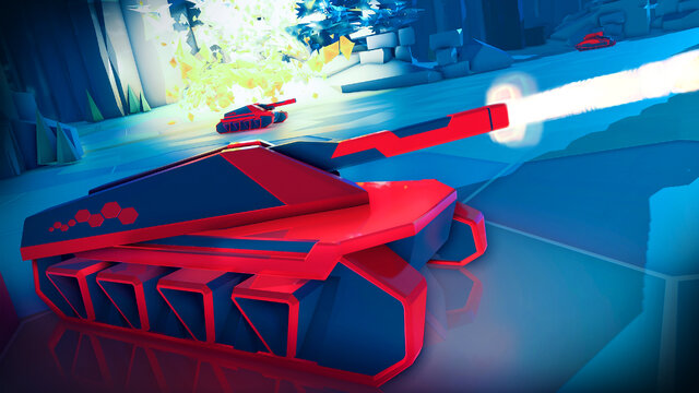 【E3 2016】コックピット視点が熱いPSVR戦車ゲーム『Battlezone』をプレイ…ドリフトからのゼロ距離射撃も!?