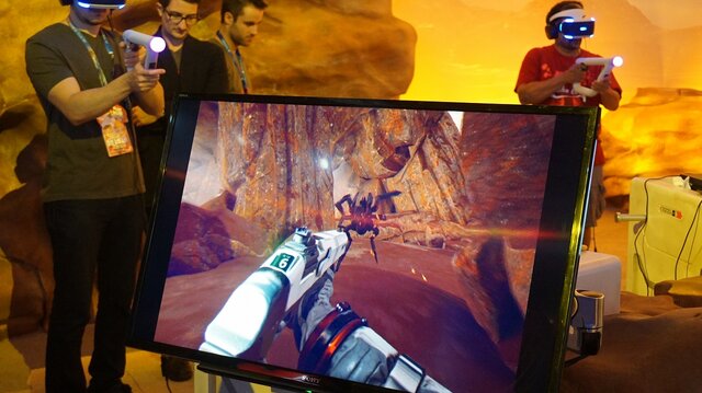 【E3 2016】PSVR＋ガンコントローラーによる次世代FPS『Farpoint』が気持ちよすぎる