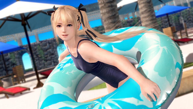 『DOA Xtreme 3』女の子の視線を独占する「どきどきアテンション」配信！謎フィギュア から発する音で気を引き、最高のシャッターチャンスを生みだす