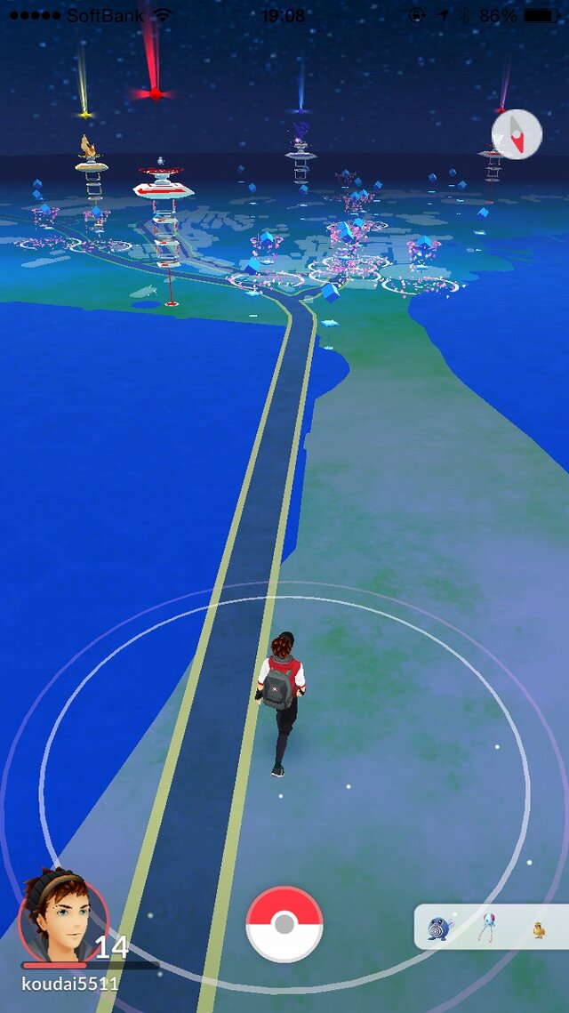 レポート ポケモンgo レアポケモン ラプラス 求め多くのトレーナーが江ノ島へ 5枚目の写真 画像 インサイド