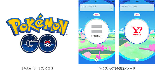 『ポケモンGO』ソフトバンクおよびワイモバイルショップがポケストップ＆ジムに！