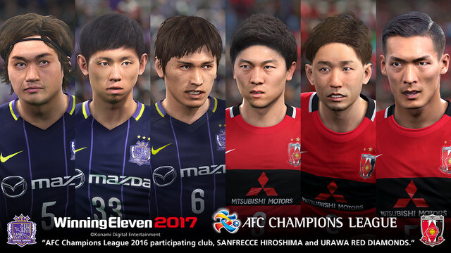 ウイイレ17 日本代表選手のフェースデータ公開 写真と見紛うリアルさ インサイド ウイイレ17 日本代表選手のフェースデータ公開 写真と見紛うリアルさ インサイド