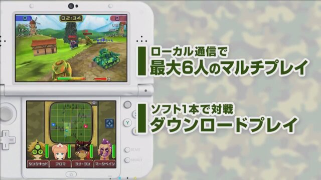 3DS向け戦車アクション『タンクトゥルーパーズ』発表！最大6人でマルチプレイが楽しめる