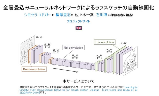ラフスケッチを自動で 線画化 してくれるウェブサービスついに一般公開 インサイド ラフスケッチを自動で 線画化 してくれるウェブサービスついに一般公開 インサイド
