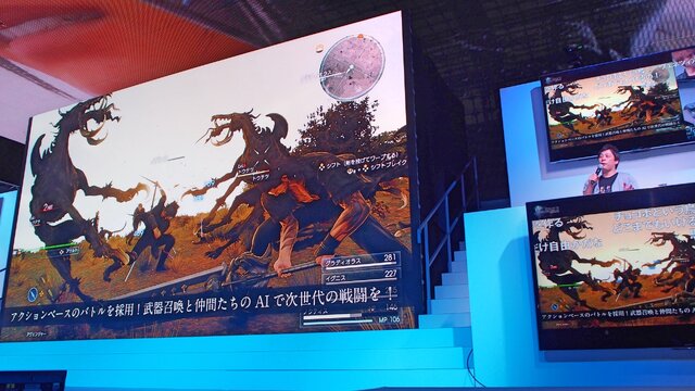 【TGS2016】田畑氏も登壇した『FF15』ステージレポ！―初心者講座や女竜騎士アラネア戦デモプレイ