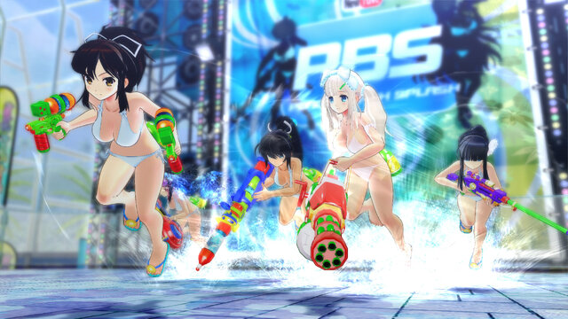 閃乱カグラ新作はTPS！？水鉄砲で濡れ濡れのスケスケな『PEACH BEACH SPLASH』発表