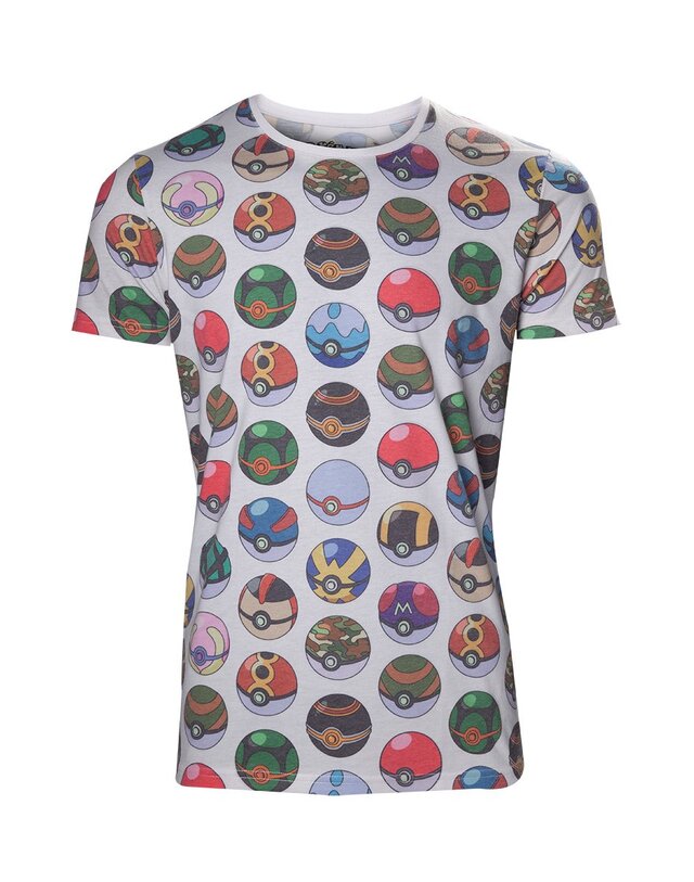 海外通販サイトで さまざまなモンスターボールを並べたデザインのtシャツ ドレスが登場 これでポケモンゲットし放題 1枚目の写真 画像 インサイド