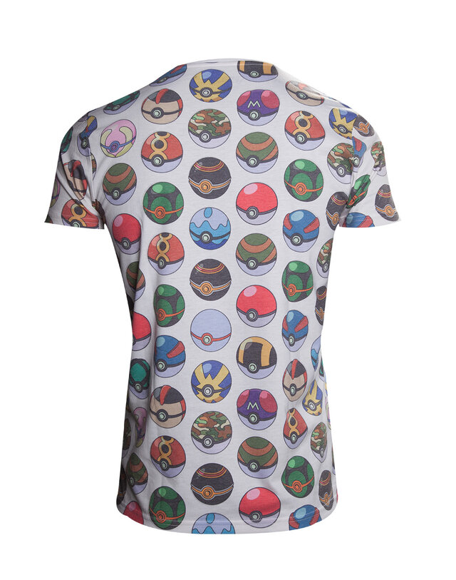 海外通販サイトで、さまざまなモンスターボールを並べたデザインのTシャツ＆ドレスが登場！これでポケモンゲットし放題？