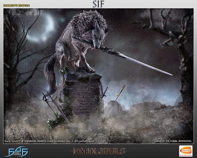 フロム監修 ダークソウル フィギュア第2弾は 灰色の大狼シフ 予約受付を開始 1枚目の写真 画像 インサイド