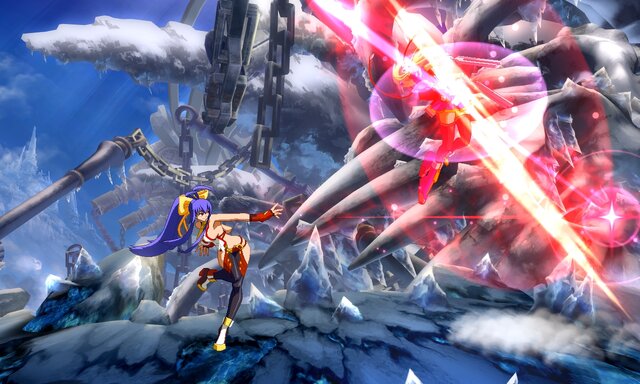 『ブレイブルー セントラルフィクション』マイ配信開始！空振りしても派生可能で、2発目以降が専用攻撃に変化