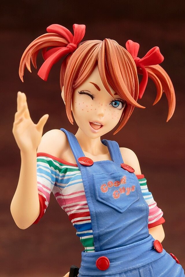 映画 チャイルド プレイ の殺人鬼 チャッキー が美少女フィギュア化 オーバーオールがキュートなソバカス美少女に 5枚目の写真 画像 インサイド