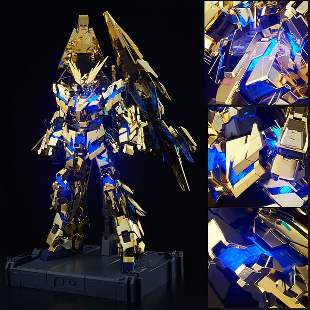 未組立【メッキ加工】PG ユニコーンガンダム UC バンシィ フェネクス