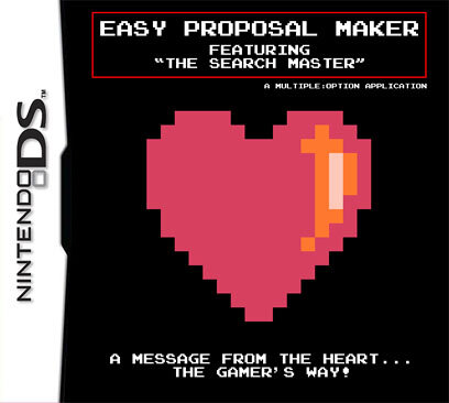 DSで愛の告白、『EASY PROPOSAL MAKER』
