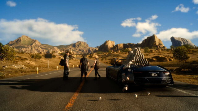 『FFXV』×「カップヌードル」の“コラCM”が公開…リヴァイアサンがスープの海から登場!?