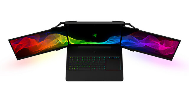 世界初の3画面ノートPC「Project Valerie」が発表！Razerのコンセプトデザイン