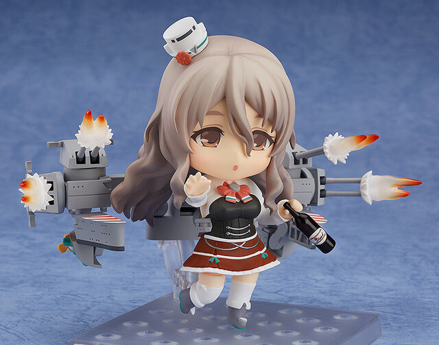 『艦これ』「ねんどろいど Pola（ポーラ）」予約開始、もちろん「酔っぱらい顔」やワイン各種も同梱