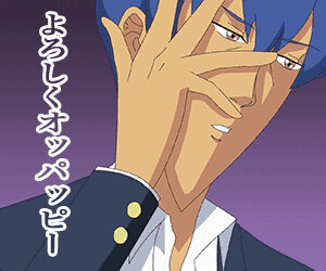 Tvアニメ 学園ハンサム イケメンたちが不気味に動くlineスタンプ配信開始 よろしくオッパッピー アヒィ など 4枚目の写真 画像 インサイド
