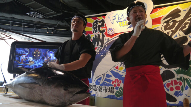 【レポート】『フィッシュアイランド 2』キックオフパーティーに行ったら突然マグロ解体ショーが始まった