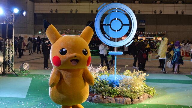 【闘会議2017】『Pokemon GO』の「リアルポケストップ」ではリアルにピカチュウが出現！記念撮影にぴったり