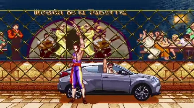 昇竜拳で車を労るリュウ！『ストリートファイター II』がトヨタの“C-HR”との特別ムービー公開